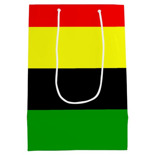 Afrocentrische strips medium cadeauzakje (Achterkant)