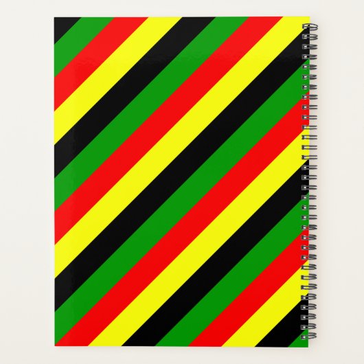 Afrocentrische strips planner (Achterkant)