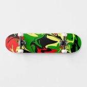 Afrocentrische wervelingen skateboard (Horizontaal)