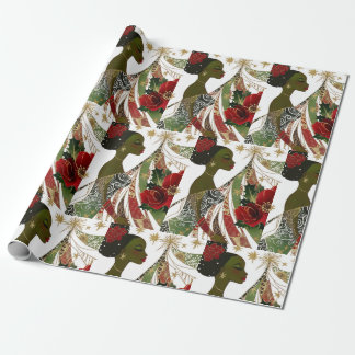 Afrocentrische wikkelpapierrol cadeaupapier