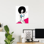 Afrochick Poster (Thuiskantoor)
