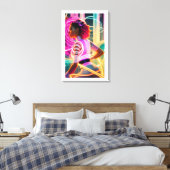 Afrofuturism Five Canvas Afdruk (Insitu (Slaapkamer))