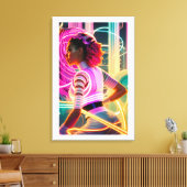 Afrofuturism Five Canvas Afdruk (Insitu (Woonkamer))