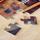 Afrofuturisme :Levendige Afrikaanse schoonheid en Legpuzzel (Zijkant)