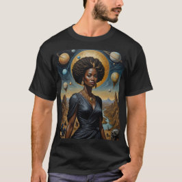 Afrofuturist Moon Goddess Power Shirt