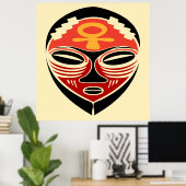 Afroïde Poster (Thuiskantoor)