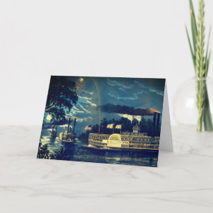 Afronden van een bocht op de Mississippi: Blank Kaart