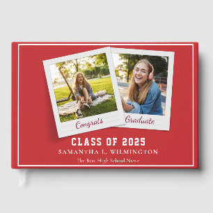 Afronding 2026 Foto's Grad Feest Rood Modern Gastenboek