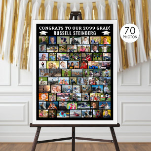 Afronding 70 Foto Collage Eenvoudig op Maat Poster