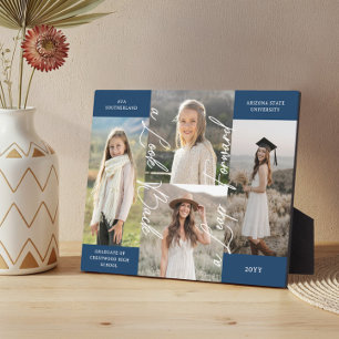 Afrondingscadeau met foto-collage 'Toen en Nu' Fotoplaat
