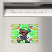 Afropunk Be Brave Magnet Magneet (Insitu (Vaatwasser))