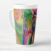 Afropunk maakt het af latte mok (Linkerhoek)