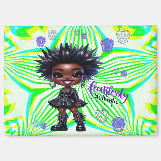Afropunk Magnet sans peur (Recto)