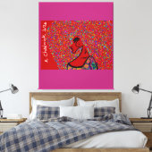 AfroQueen  Canvas Afdruk (Insitu (Slaapkamer))