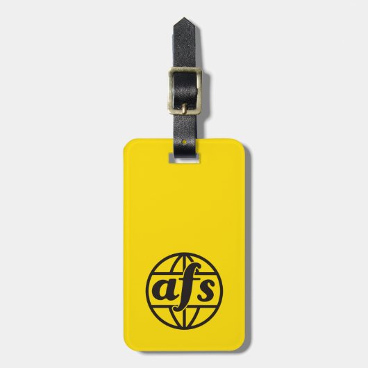 AFS-Bagagelabel Bagagelabel (Voorkant verticaal)