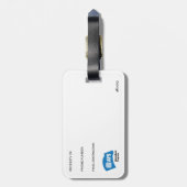 AFS-Bagagelabel Bagagelabel (Achterkant verticaal)