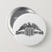 AFS Logo 1947 ronde Button, groot, 3 inch Button 7,6 Cm (Voorkant /achterkant)