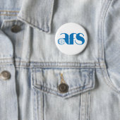 AFS Logo 1976 ronde Button, groot, 3 inch Button 5,7 Cm (In situ)
