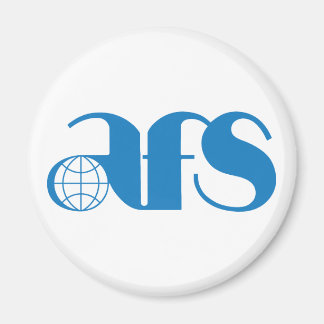 AFS Logo 1976 Standaard, 2¼ inch cirkelmagneet Magneet