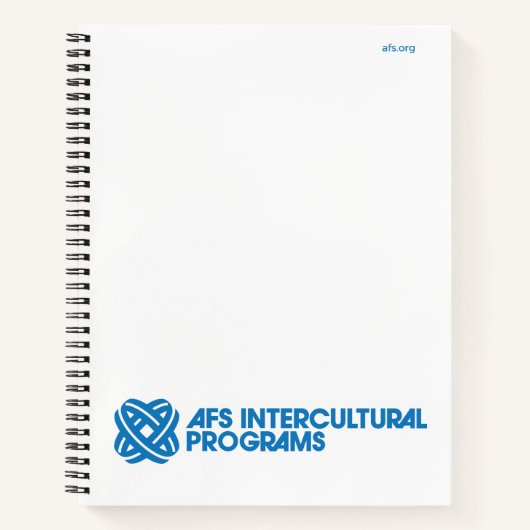 AFS-Notitieboek Notitieboek (Voorkant)