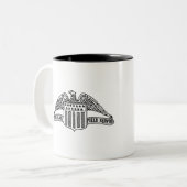 AFS tweekleurige Mok (Voorkant links)