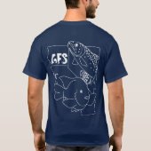 AFS Wit Comic Sans Logo T-shirt (Achterkant)