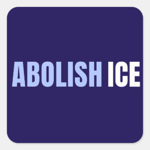 Afschaffen ICE Politiek Anti Trump Vierkante Sticker