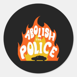 Afschaffen van de politie vuur Sticker