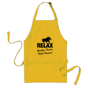 Afschaffing hallo pensioen BBQ-pron Standaard Schort