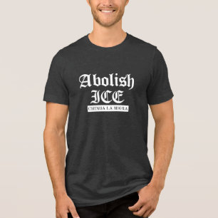 Afschaffing ICE – gotische protestverklaring Tri-Blend Shirt