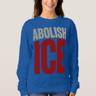 Afschaffing ICE Minimalistische Protest Typografie Trui