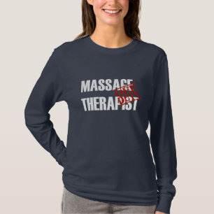 AFSCHAFFING VAN DE THERAPIST VAN HET DOUANEMASSAGE T-SHIRT