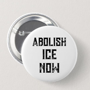 AFschaffing VAN ICE NU - Amerikaanse Politieke Pro Ronde Button 5,7 Cm