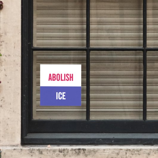 Afschaffing van ICE Raamsticker