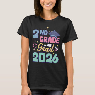 Afscheid 2e klas 2026 Trots afgestudeerde Tweede k T-shirt