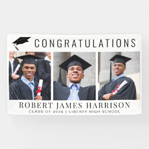 Afscheid 3 Foto Congratulatie Banner
