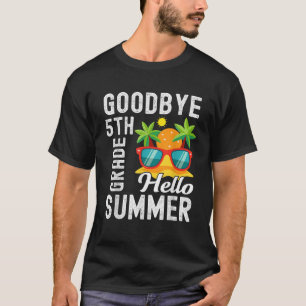 Afscheid 5e graad Hallo vijfde graad T-shirt