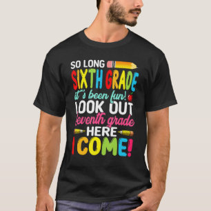 Afscheid 6e graad Welkom terug naar school 7e G T-shirt