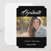 Afscheid aankondiging (Voorkant / Achterkant)