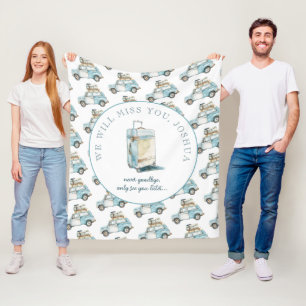 Afscheid Afstudeerder Schattigee auto gaan weg par Fleece Deken