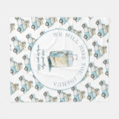 Afscheid Afstudeerder Schattigee auto gaan weg par Fleece Deken (Voorkant (Horizontaal))