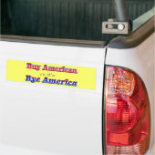 afscheid amerikaans bumpersticker (Op Truck)