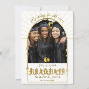 Afscheid Celestiale Astronomie Ruimte Afstudeerfot Kaart