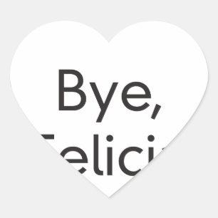afscheid felicia hart sticker