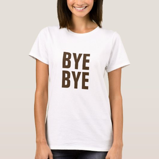 afscheid grappig hipster t-shirt design (Voorkant)