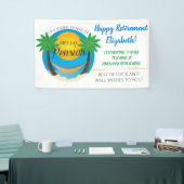 Afscheid Hallo Pensioen Pensioenbaanbreker Spandoek (Beurs)