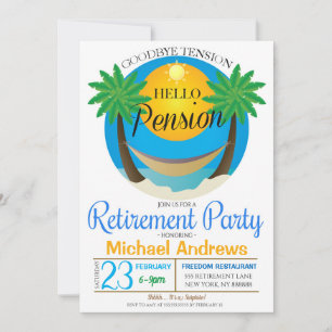 Afscheid Hallo Pensioenpartij Kaart