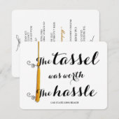 Afscheid klas 2015 van de Hogeschool / Universitei Aankondiging (Voorkant / Achterkant)