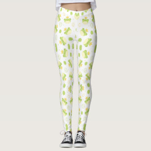 Afscheid nemen met Cute Frog en Crown Leggings