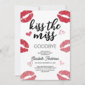 Afscheid nemen van de Single Life Bachelorette Par Kaart (Voorkant)